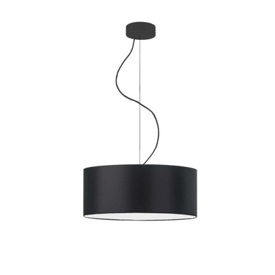 Czarna lampa wisząca HAJFA fi - 40 cm E27 walec