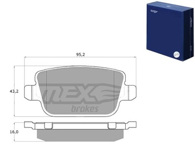 TRINKELĖS STABDŽIŲ FORD MONDEO 07-14 GAL. TOMEX BRAKES 