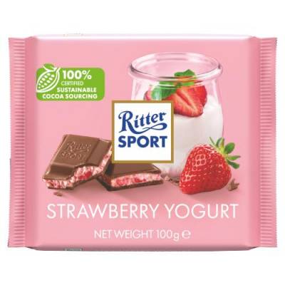 Ritter Sport Strawberry Joghurt Czekolada 100g