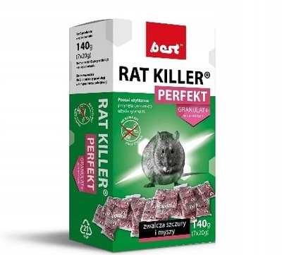 Granulat na myszy szczury trutka Rat killer Best