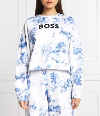 BOSS bluza C_Ebatika | Cropped Fit biała