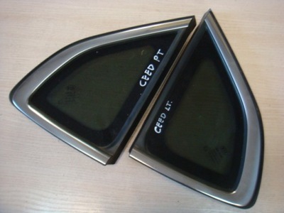 Kia ceed ii 12- скло задня ліва права 5 двері хром фото №1