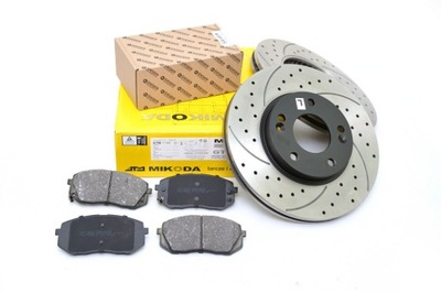 ДИСКИ ТОРМОЗНЫЕ ТЮНИНГ 280MM + КОЛОДКИ ПЕРЕД HYUNDAI I30 (2007-2011) [FD]