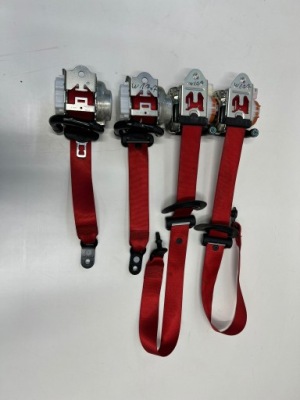Mercedes w177 ремені безпеки komplekt 4x red фото №1