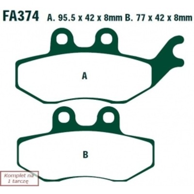 TRINKELĖS HAM. MOTO. RIEJU NKD 125 (06-07) FA374 