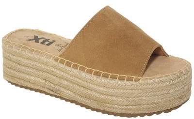 Xti 42828 klapki suede camel 39