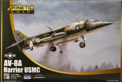 Kinetic 48072 AV-8A Harrier USMC 1/48