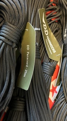 Paracord, linka DD 25m czarny