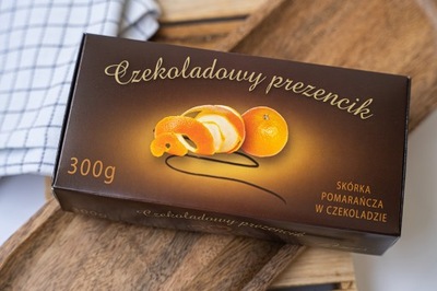 Skórka pomarańczy w czekoladzie Bombonierka 300 g