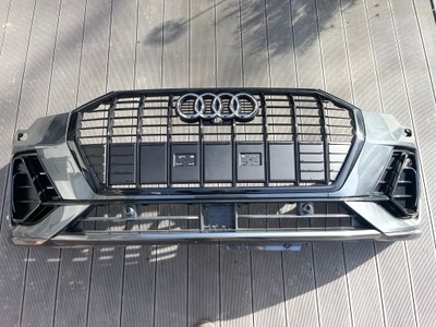 AUDI Q3 II БАМПЕР ПЕРЕДНІЙ S-LINE 6 ПАРКТРОНІК ОМИВАЧІ 83A807437D 83A807438D Z7S