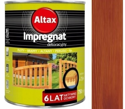 ALTAX ALTAXIN IMPREGNAT DO DREWNA 0,75L MAHOŃ