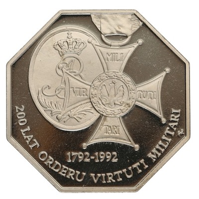 50.000 zł - 200 lat Orderu Virtuti Militari 1992 r