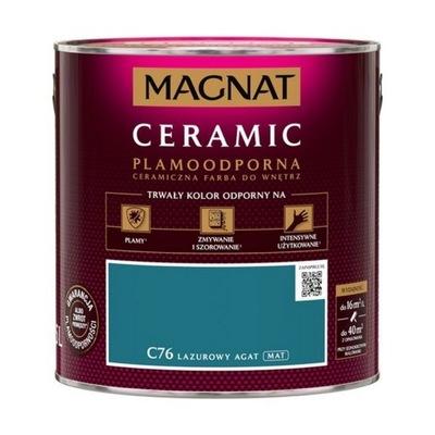 MAGNAT Ceramic 2,5L C76 Lazurowy Agat ceramik ceramiczna farba do wnętrz