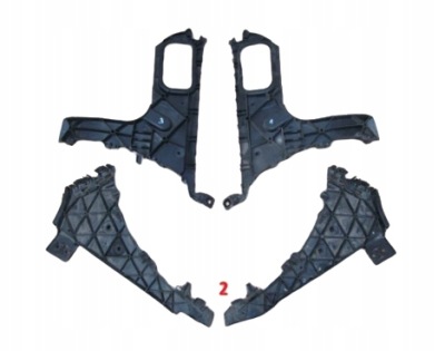 Направляющая кронштейн бампера перед задняя audi q7 4l0 фото №1