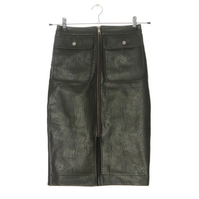 RIVER ISLAND Rozm. EU 34 khaki Faux Leather Skirt