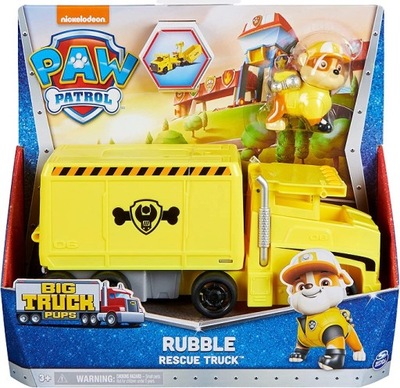 PSI PATROL BIG TRUCKS PUPS RUBBLE DELUXE ciężarówka, pojazd 6065317