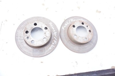 Диск тормозные диски тормозные задняя skoda roomster фото №1