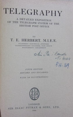 T.E.Herbert - Telegraphy 1944 r.