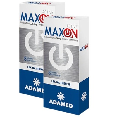 Maxon Active 25 mg, Na impotencję, 8 tabletek