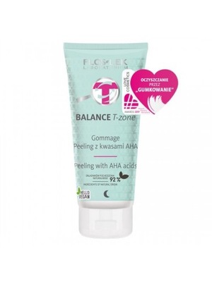 FlosLek BALANCE T-zone peeling z kwasami AHA 125ml