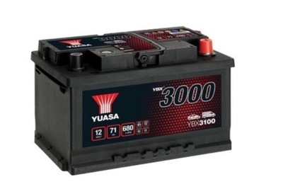 BATTERY 12V 71AH 680A P+ OBNIZANY YUASA YBX3100  