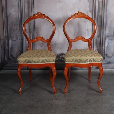 -ARTexpert- Para zdobionych krzeseł Ludwik