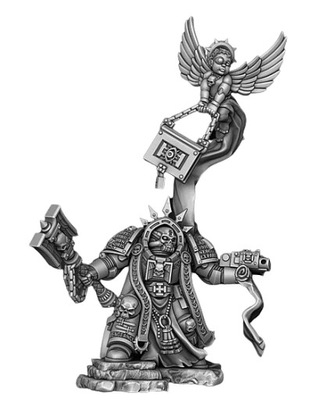 Silver Warden Chaplain 40k Grey Knights