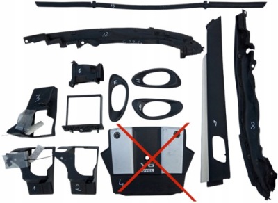 Рамка панель защита молдинг infiniti g35 g37 nissan 350z 370z фото №1