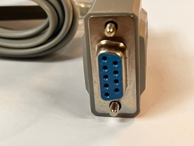 kabel RS232 COM gniazdo - LAN RJ45 wtyk