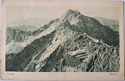 POCZTÓWKA - TATRY - ŚWINICA - LATA MIĘDZYWOJENNE !