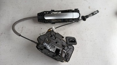 Ручка задня правий + замок vw polo v 6r фото №1