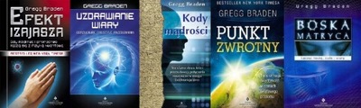 Uzdrawianie wiary Gregg Braden pakiet 5 książek