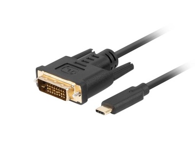 LANBERG KABEL USB-C(M)->DVI-D(24+1)(M) 1M CZARN