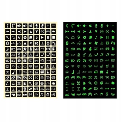 Наклейки na кнопки клавиши piktogramy фото №1