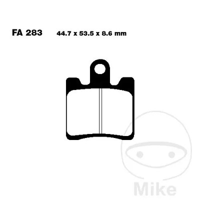 КОЛОДКИ ГАЛЬМІВНІ ПЕРЕДНЯ EBC SFA283/4HH