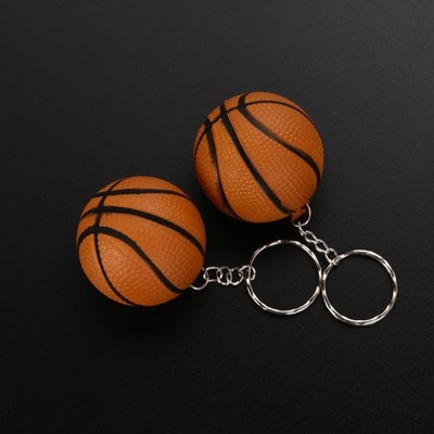 9 Pcs Keychain Clasps Creative Christmas Basketball Fashion Pendant 