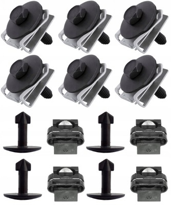 Кліпса гвинт пластина захист двигуна passat a4 b5 фото №1