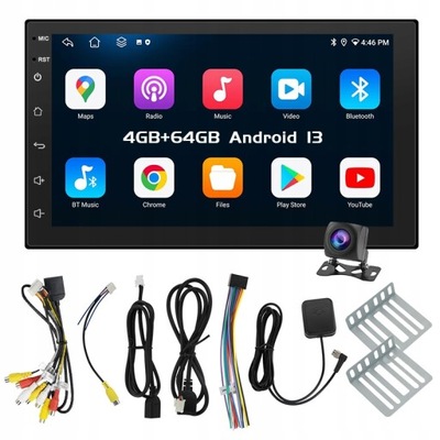 ANDROID 13 RADIO AUTOMOBILINIAI AUTORADIO 64G 2 DIN 7