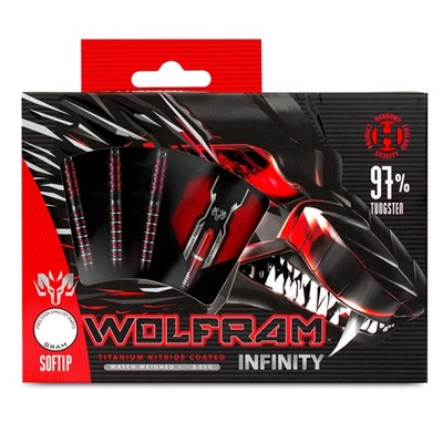 Rzutki Harrows Wolfram Infinity 97% Softip 20 gR