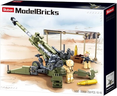 Sluban- Model Bricks-M777 Howitzer 258 szt., M38-B0890