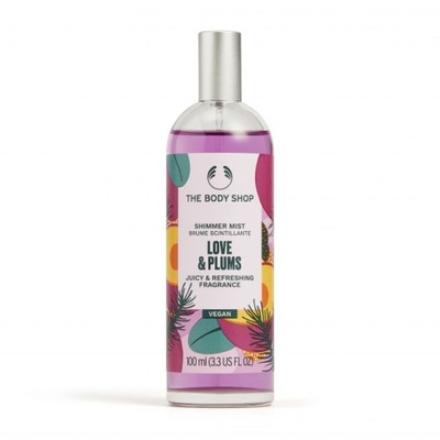 the BODY SHOP BODY LOVE & PLUMS MIST SHIMMER mgiełka PROMO sale