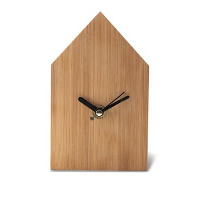 ZEGAR na komode drewniany BAMBUS zegarek na biurko na prezent dla
