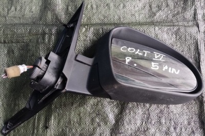 Mitsubishi colt vi 04-12 дзеркало праве 5 pin фото №1