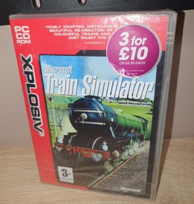 MICROSOFT TRAIN SIMULATOR - PC NOWA FOLIA