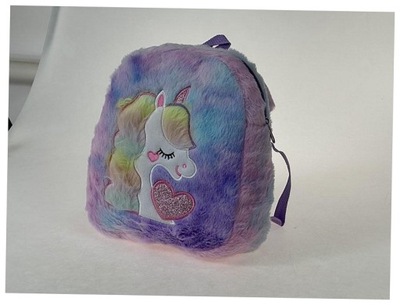 Torebka pluszowa Jednorożec