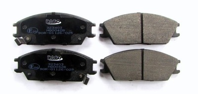 Daco гальмівні колодки гальмівні hyundai accent pony перед фото №1