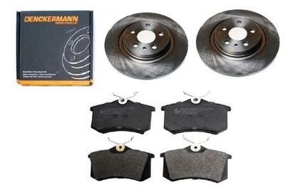 Тормозные диски тормозные колодки ulysse lancia phedra задняя 272mm kpl. фото №1