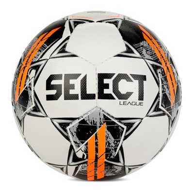 Piłka do piłki nożnej SELECT League v24 white/black rozmiar 5