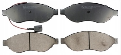 Abakus 231-01-006 гальмівні колодки гальмівні citroen jumper ii перед фото №1