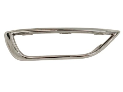 Vw t-roc рамка бампера задняя хром dekor рамка фото №1